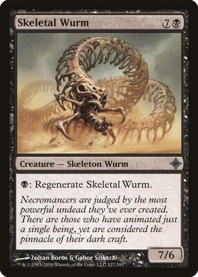 Skeletal Wurm card from Rise of the Eldrazi