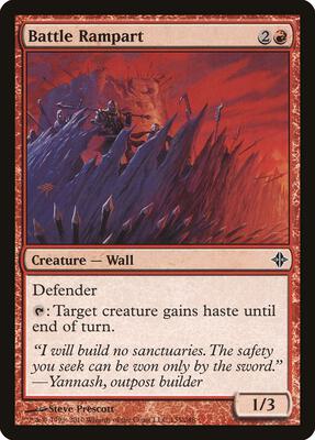 Battle Rampart card from Rise of the Eldrazi