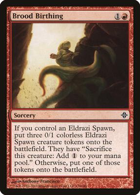 Brood Birthing card from Rise of the Eldrazi