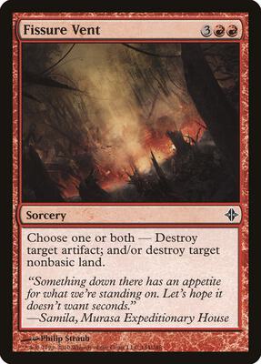 Fissure Vent card from Rise of the Eldrazi