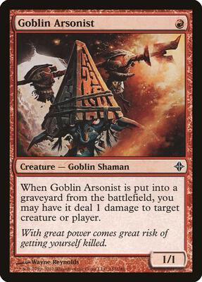 Goblin Arsonist card from Rise of the Eldrazi