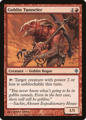 Goblin Tunneler card from Rise of the Eldrazi