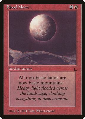 Blood Moon card from The Dark