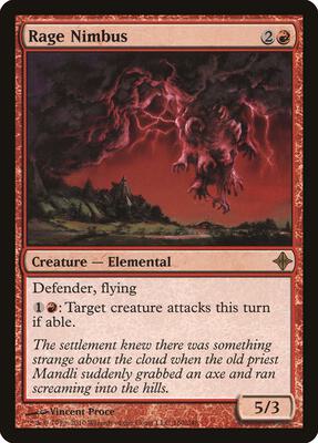 Rage Nimbus card from Rise of the Eldrazi