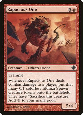 Rapacious One card from Rise of the Eldrazi