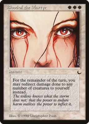 Blood of the Martyr card from The Dark