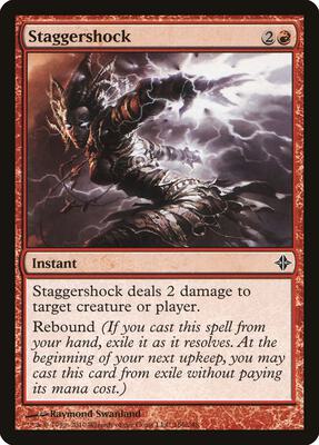Staggershock card from Rise of the Eldrazi