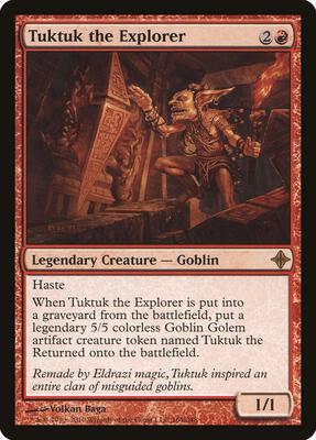 Tuktuk the Explorer card from Rise of the Eldrazi