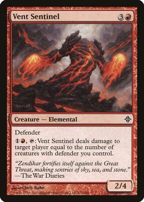 Vent Sentinel card from Rise of the Eldrazi