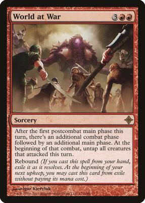 World at War card from Rise of the Eldrazi