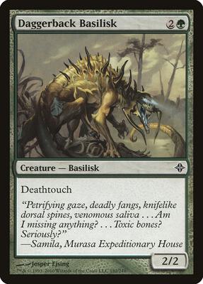 Daggerback Basilisk card from Rise of the Eldrazi