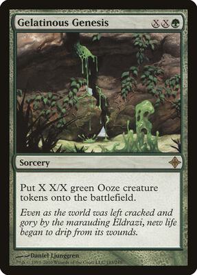 Gelatinous Genesis card from Rise of the Eldrazi