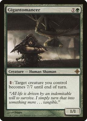 Gigantomancer card from Rise of the Eldrazi