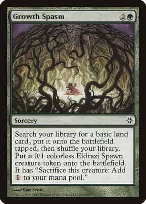 Growth Spasm card from Rise of the Eldrazi