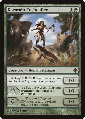 Kazandu Tuskcaller card from Rise of the Eldrazi
