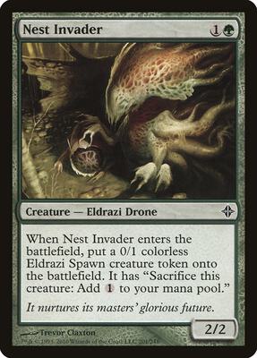 Nest Invader card from Rise of the Eldrazi