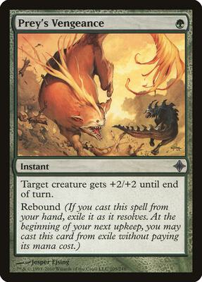 Prey's Vengeance card from Rise of the Eldrazi