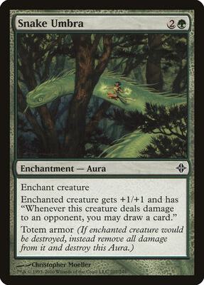 Snake Umbra card from Rise of the Eldrazi