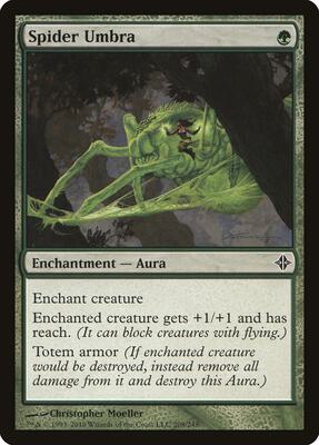 Spider Umbra card from Rise of the Eldrazi