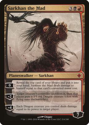 Sarkhan the Mad card from Rise of the Eldrazi