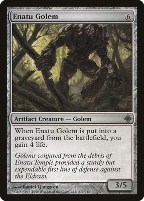 Enatu Golem card from Rise of the Eldrazi
