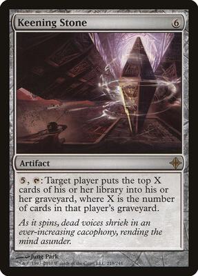 Keening Stone card from Rise of the Eldrazi