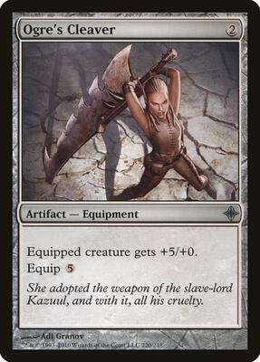 Ogre's Cleaver card from Rise of the Eldrazi