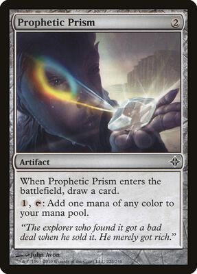 Prophetic Prism card from Rise of the Eldrazi