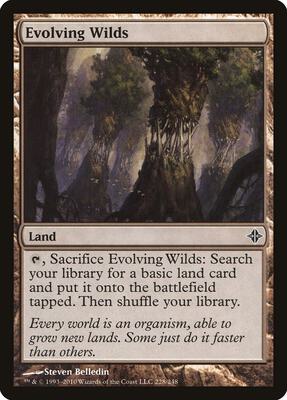 Evolving Wilds card from Rise of the Eldrazi