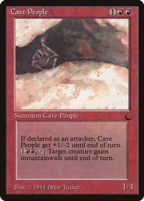 Cave People card from The Dark