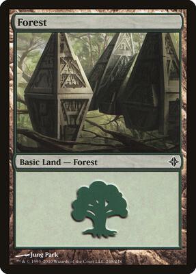 Forest (248) card from Rise of the Eldrazi