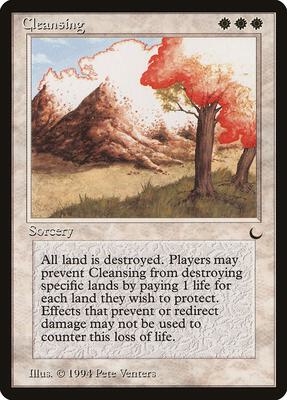 Cleansing card from The Dark