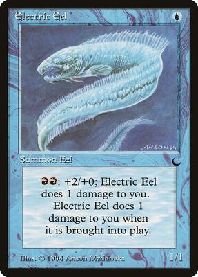 Electric Eel card from The Dark