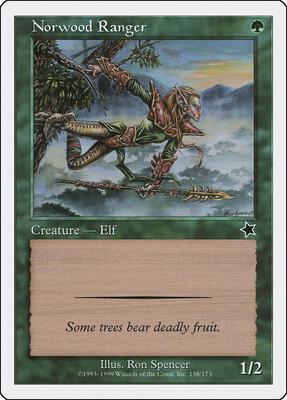 Norwood Ranger card from Starter 1999