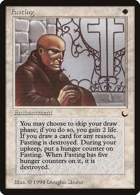 Fasting card from The Dark