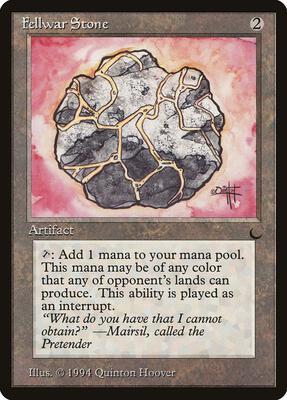 Fellwar Stone card from The Dark