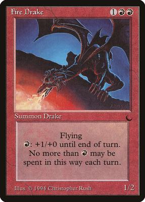 Fire Drake card from The Dark
