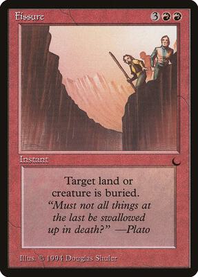 Fissure card from The Dark