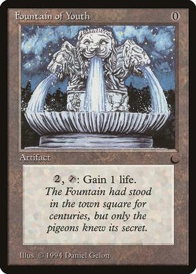 Fountain of Youth card from The Dark