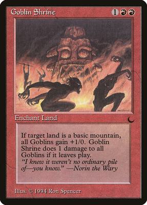 Goblin Shrine card from The Dark