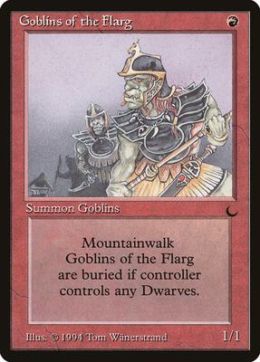 Goblins of the Flarg card from The Dark