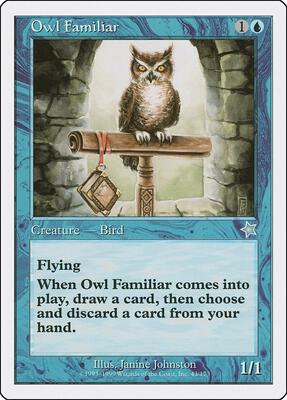 Owl Familiar card from Starter 1999