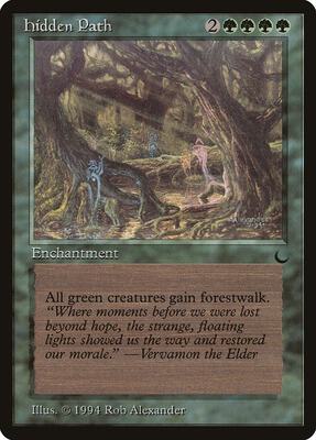 Hidden Path card from The Dark