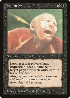 Inquisition card from The Dark