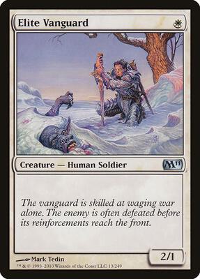 Elite Vanguard card from Magic 2011 (M11)