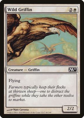 Wild Griffin card from Magic 2011 (M11)