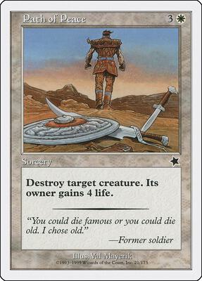Path of Peace card from Starter 1999