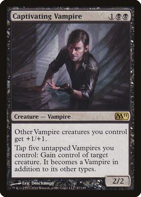 Captivating Vampire card from Magic 2011 (M11)