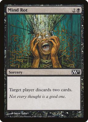 Mind Rot card from Magic 2011 (M11)