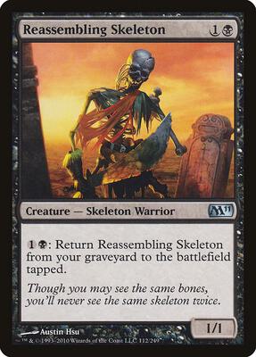 Reassembling Skeleton card from Magic 2011 (M11)